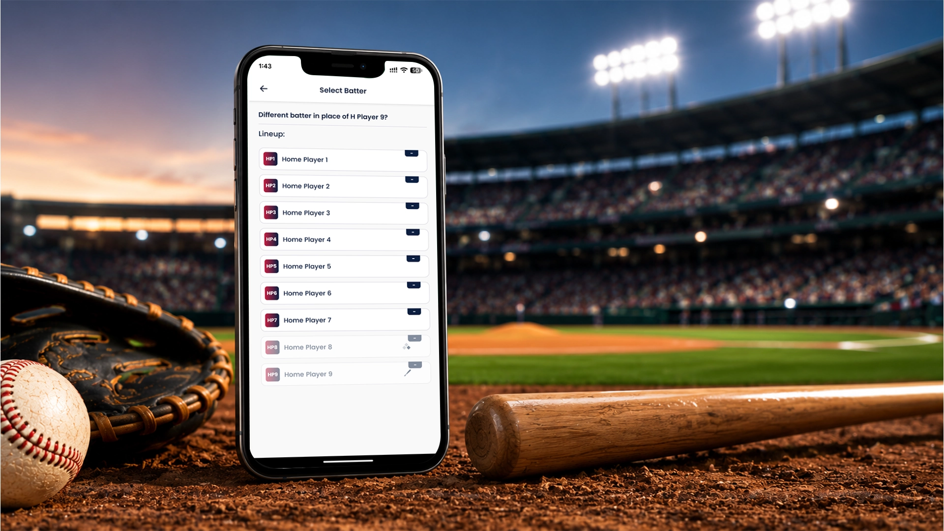 How to Substitute Players in Baseball Blitz